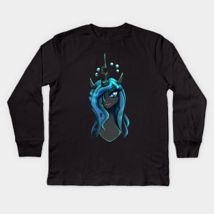 Queen Chrysalis Kids Long Sleeve T-Shirt